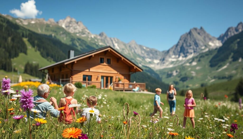 Familienurlaub in den Bergen Österreich