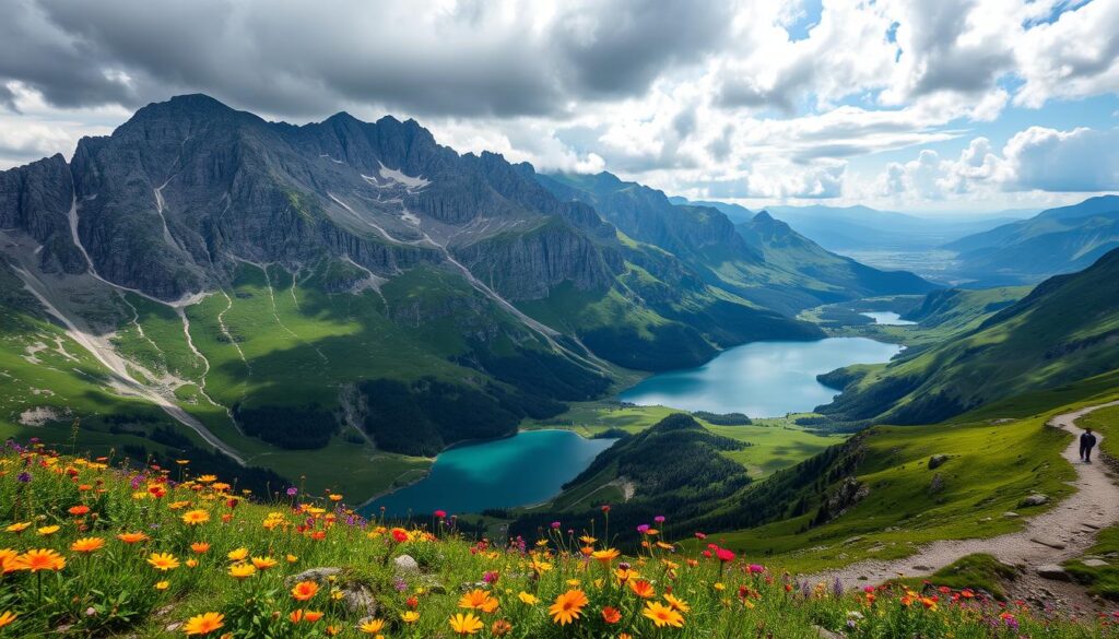 Lechtaler Alpen Berglandschaft