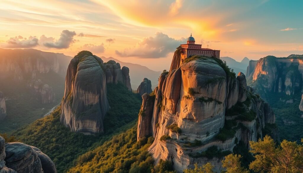 Romantische Reiseziele Europa Meteora