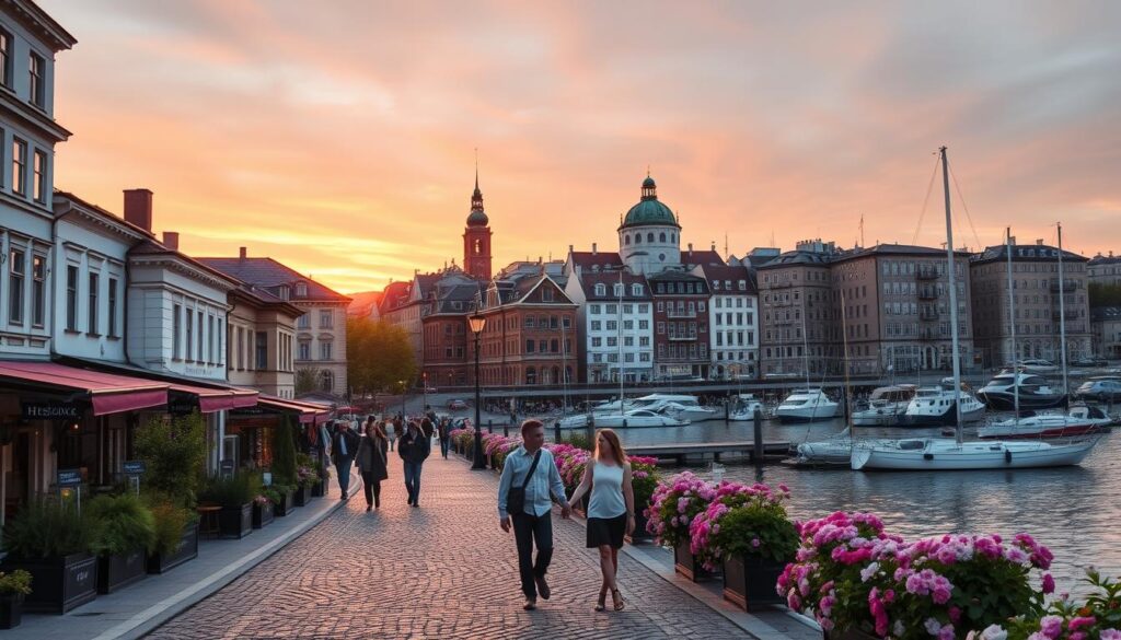 Romantische Städte in Europa Helsinki