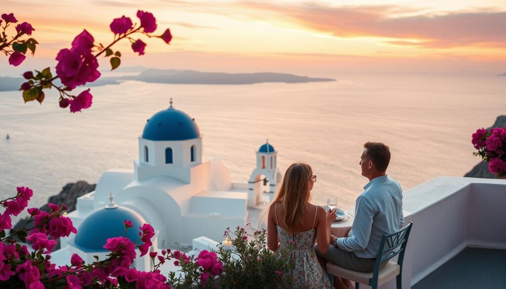 Santorini Romantische Insel