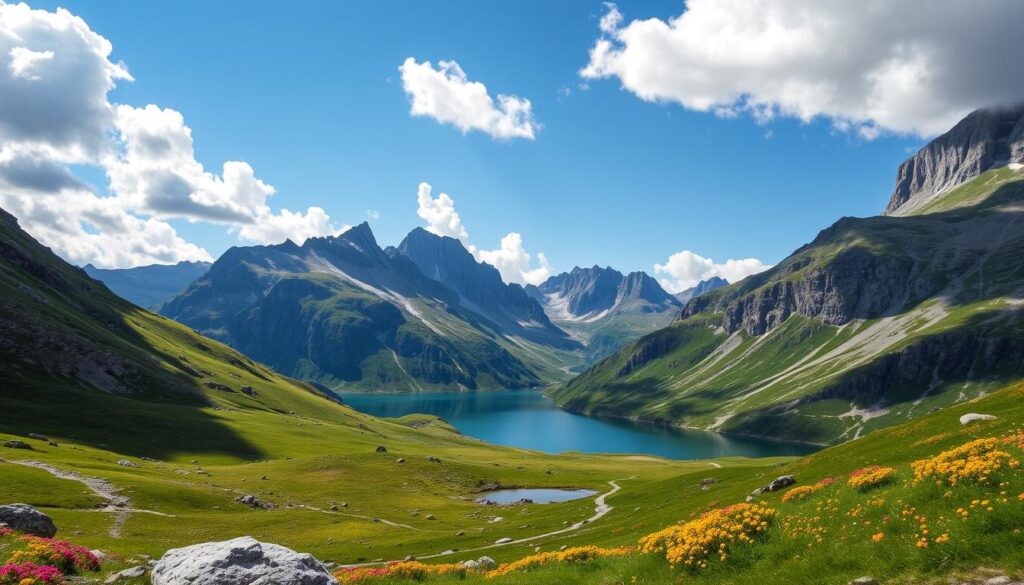 Silvretta Berglandschaft