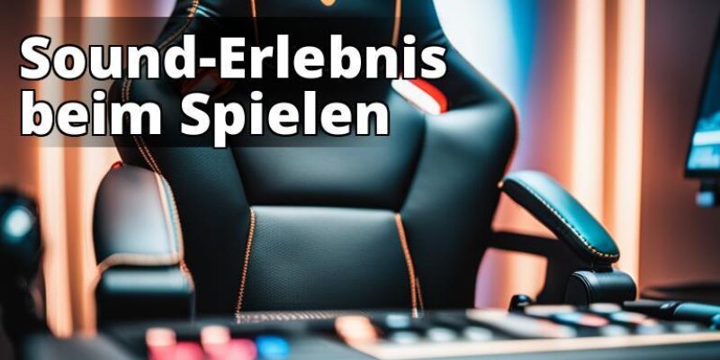 Der Gaming Stuhl mit Sound – Deine Eintrittskarte in die Welt der Gamer